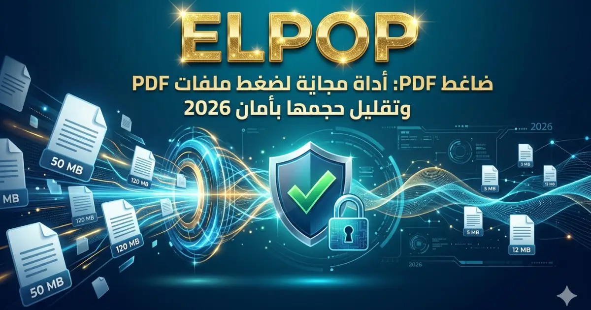 ضغط ملفات PDF وتقليل حجمها بأمان مجانا
