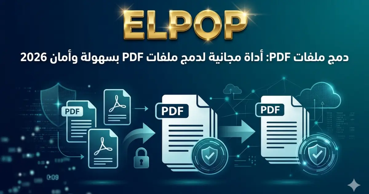 دمج ملفات PDF بسهولة وأمان مجانا